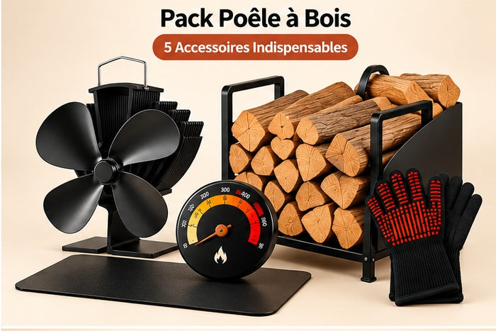Pack Poêle à Bois – Chaleur & Confort